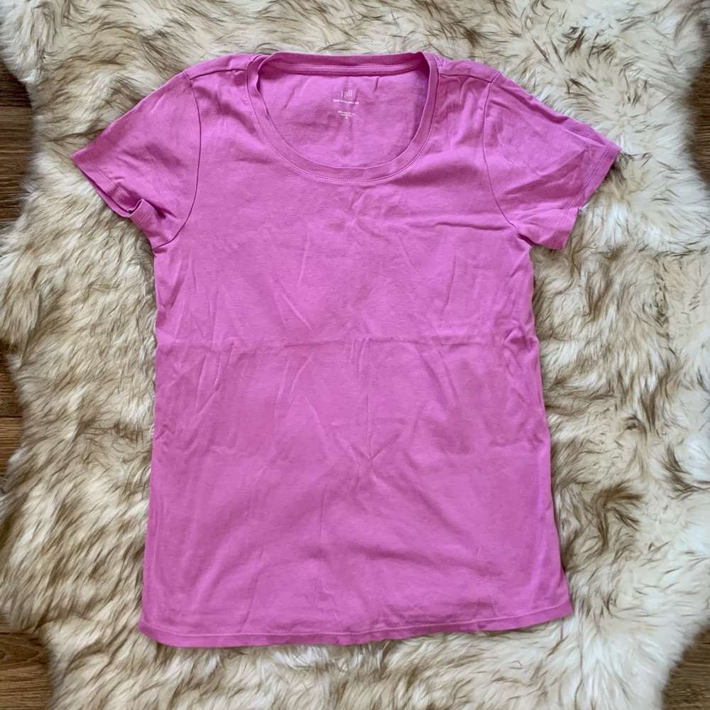 J.Jill Pima Scoop Neck Tee 🌸
